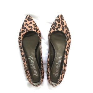 Dani Black leopard flats